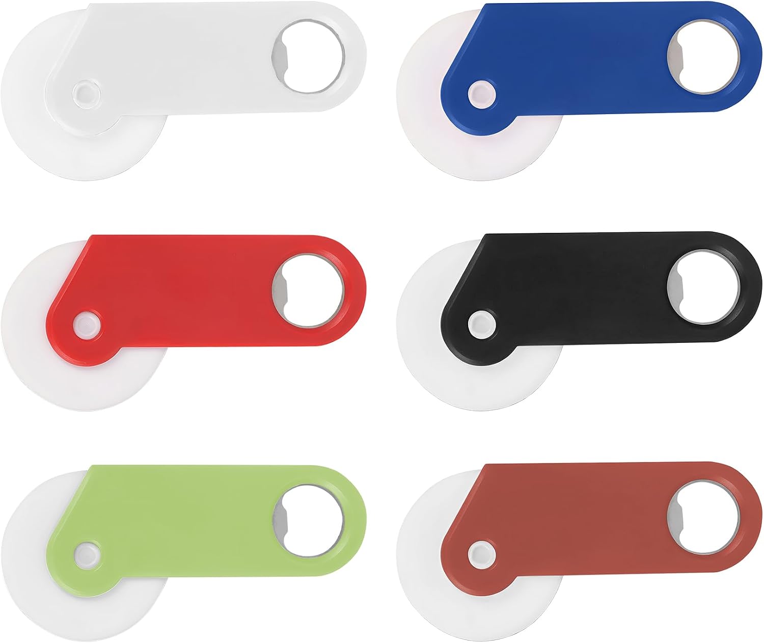 Custom Pizza Cutter with Bottle Opener - Premium Stainless Steel Cutter, Perfect for Pizza, Kitchen, and Wine (100)