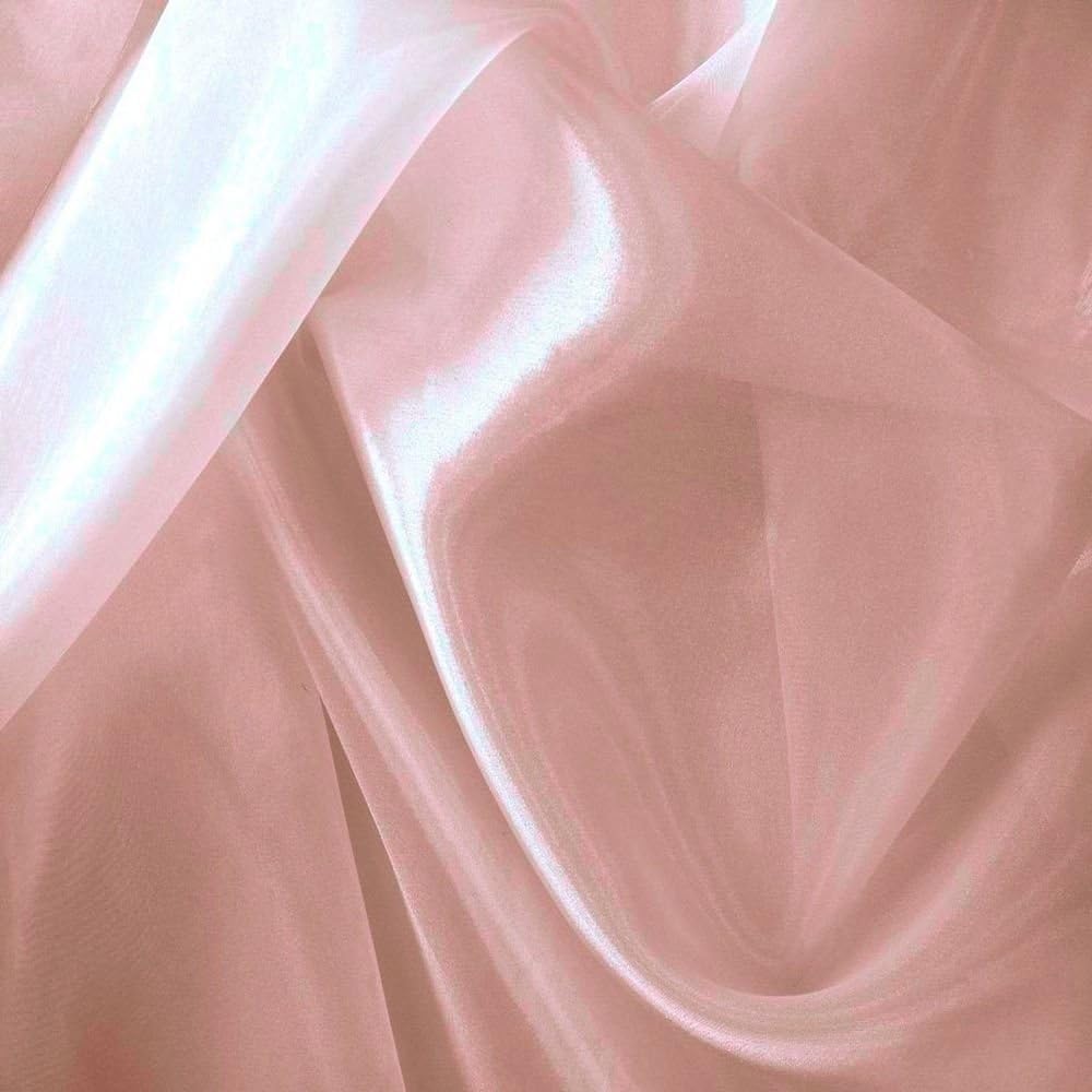 ℳ 5 Yard Lot Blush Mirror Organza