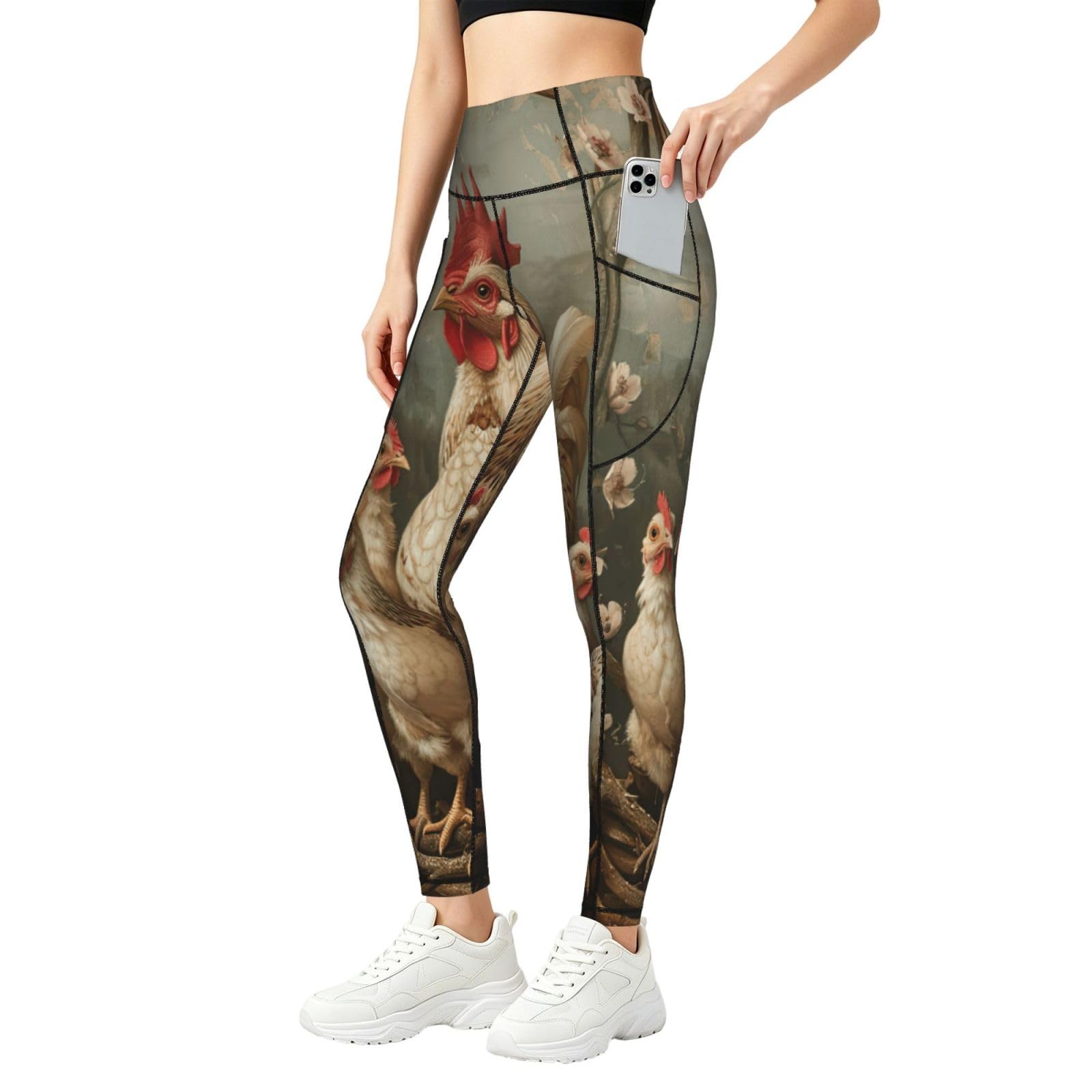 Pantalones de yoga holgados EnkzpoHen para mujer y leggings de descanso 8