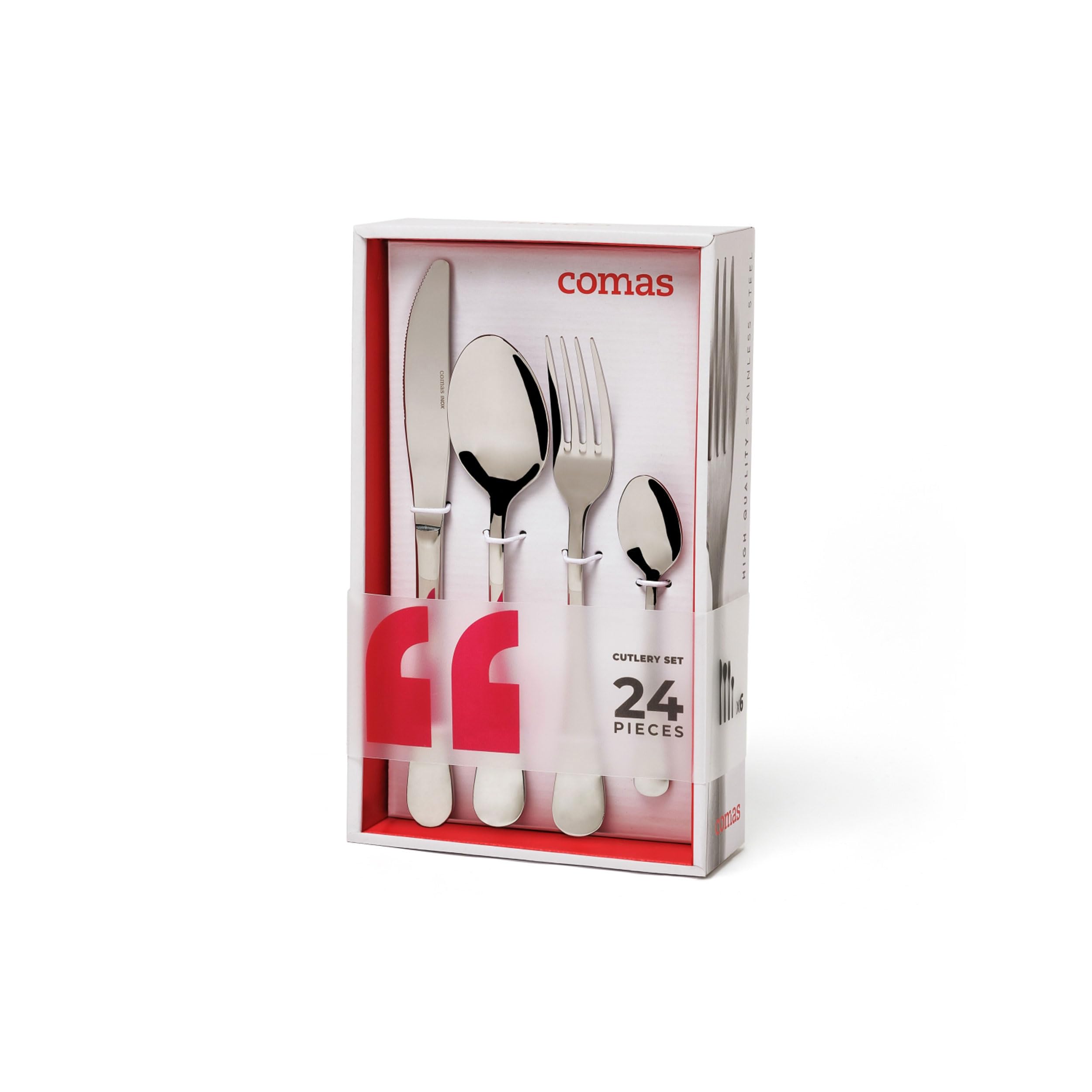 Comas Cuberterías Combinadas 24 Piezas