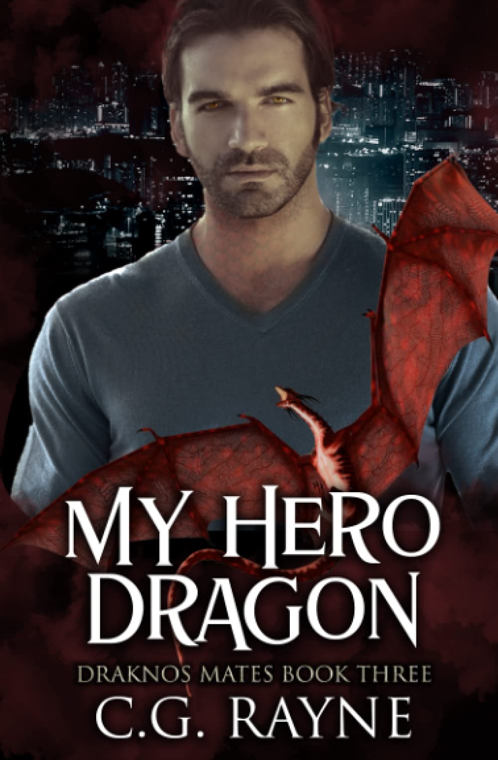 My Hero Dragon: A M/M Dragon Shifter Romance (Draknos Mates)