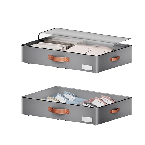 Under bed Storage With Wheels,Low profile 5.5 inches Height Storage