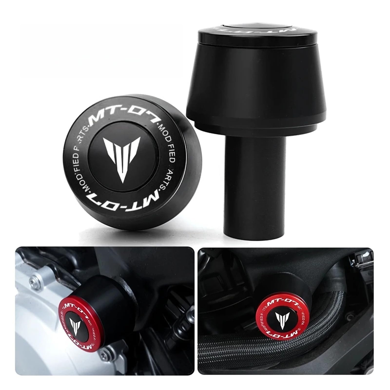 Protección contra caídas Motocicletas Accesorios Motocicleta para YA&MAHA MT-07 2024-2025 Y FZ-07 2014-2023 Protectores Chasis Anticaída.