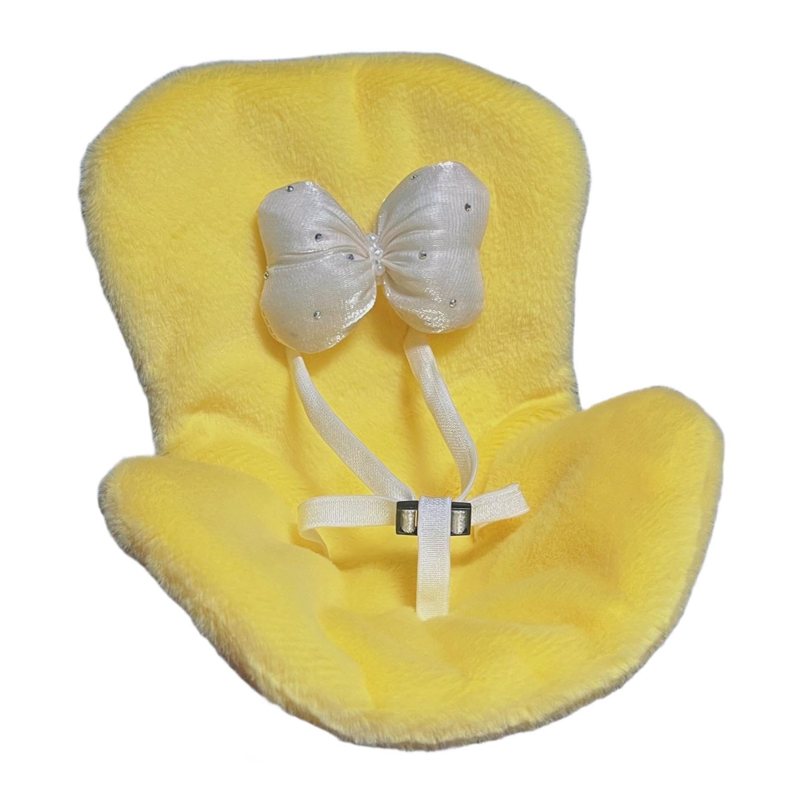 Baby Doll Car Seat Doll Vehicle Secure Seat for Dolls Fashion Doll Baby Doll Yellow-image-47