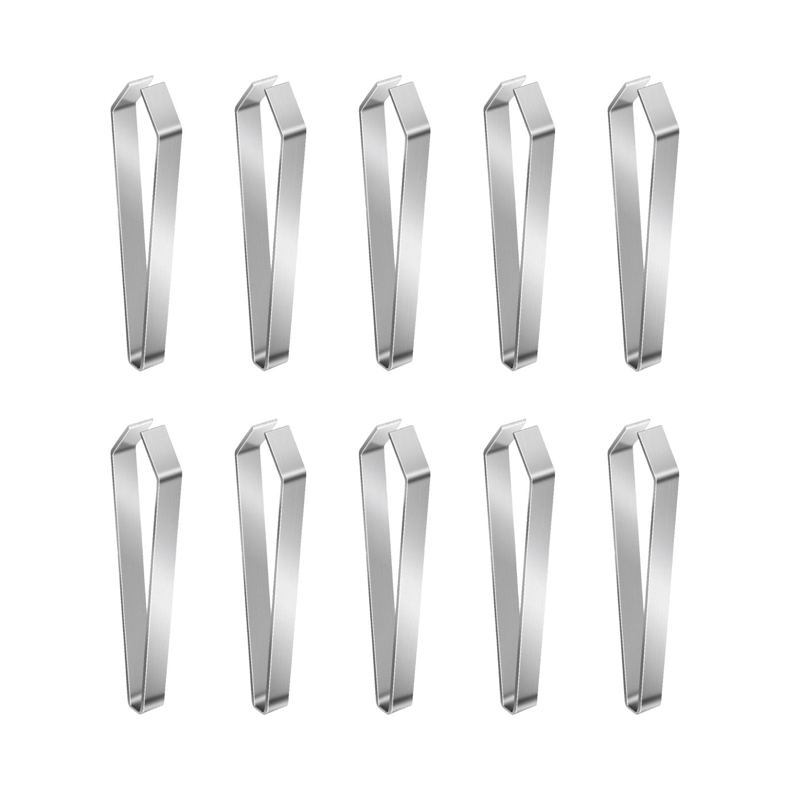 10PCS Stainless Steel Tweezers Suitable for Efficient Hair and Bone Removal on Poultry and Fish with Comfortable Grip Fish Bone Extractor