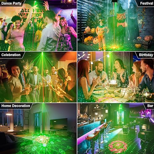 2 Stücke Mini Discolicht Partylicht,Disco Licht mit Fernbedienung, 32 Muster Stroboskop Party Licht mit Musikgesteuert, USB Discokugel Party Lichter für Geburtstag Dekorationen Klub Bar