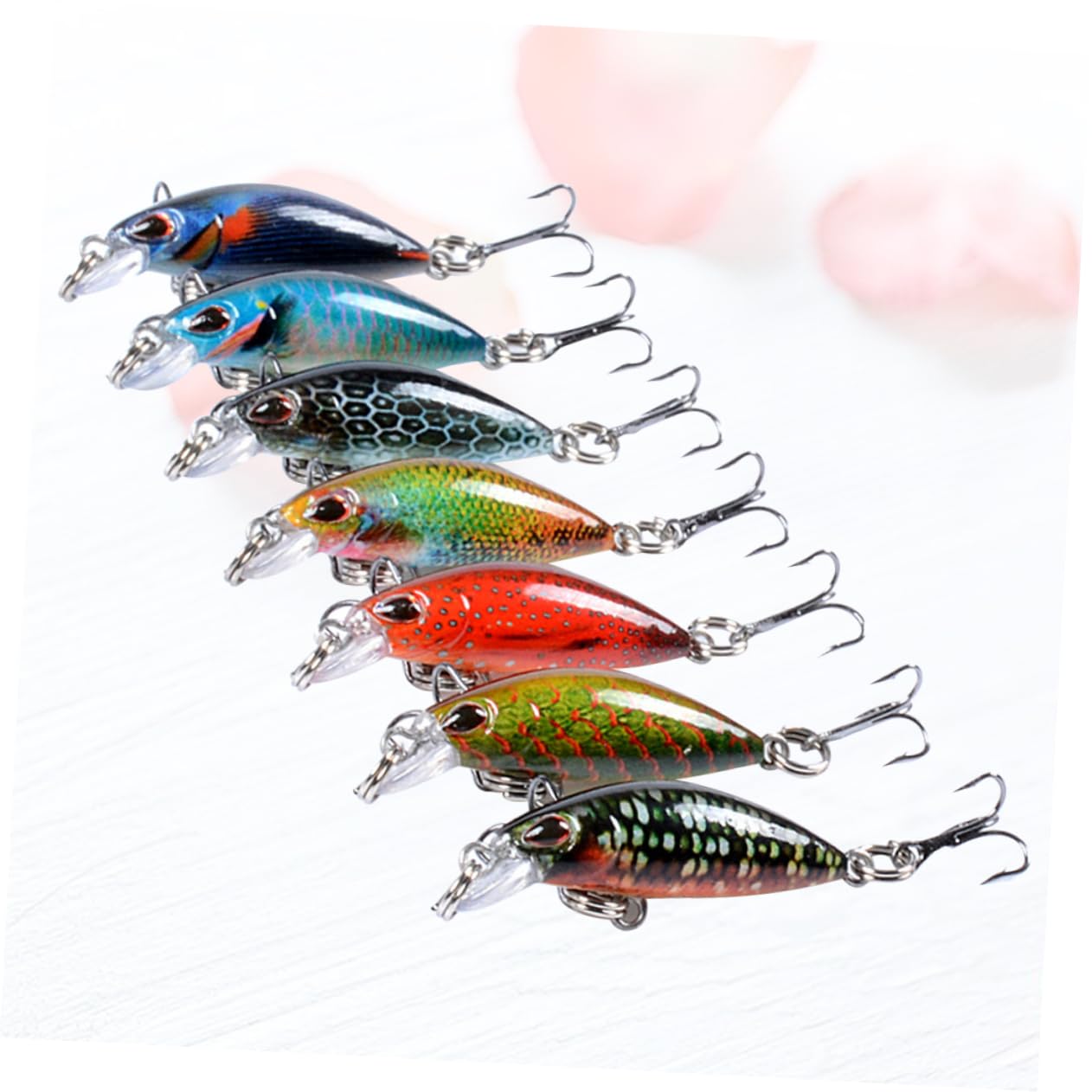 Toddmomy Leurres De Pêche Bioniques pour Montages en Mousse Leurres De Pêche À La Carpe Leurres De Pêche Leurres De Pêche Leurres Durs pour Ménés Mini Appâts De Pêche