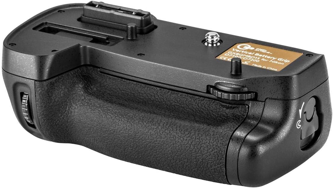 Multi Power Battery Grip (MB-D15 Replacement) for Nikon D7100 & D7200 DSLR Camera, Holds EN-EL15 Battery or 8 AA Batteries