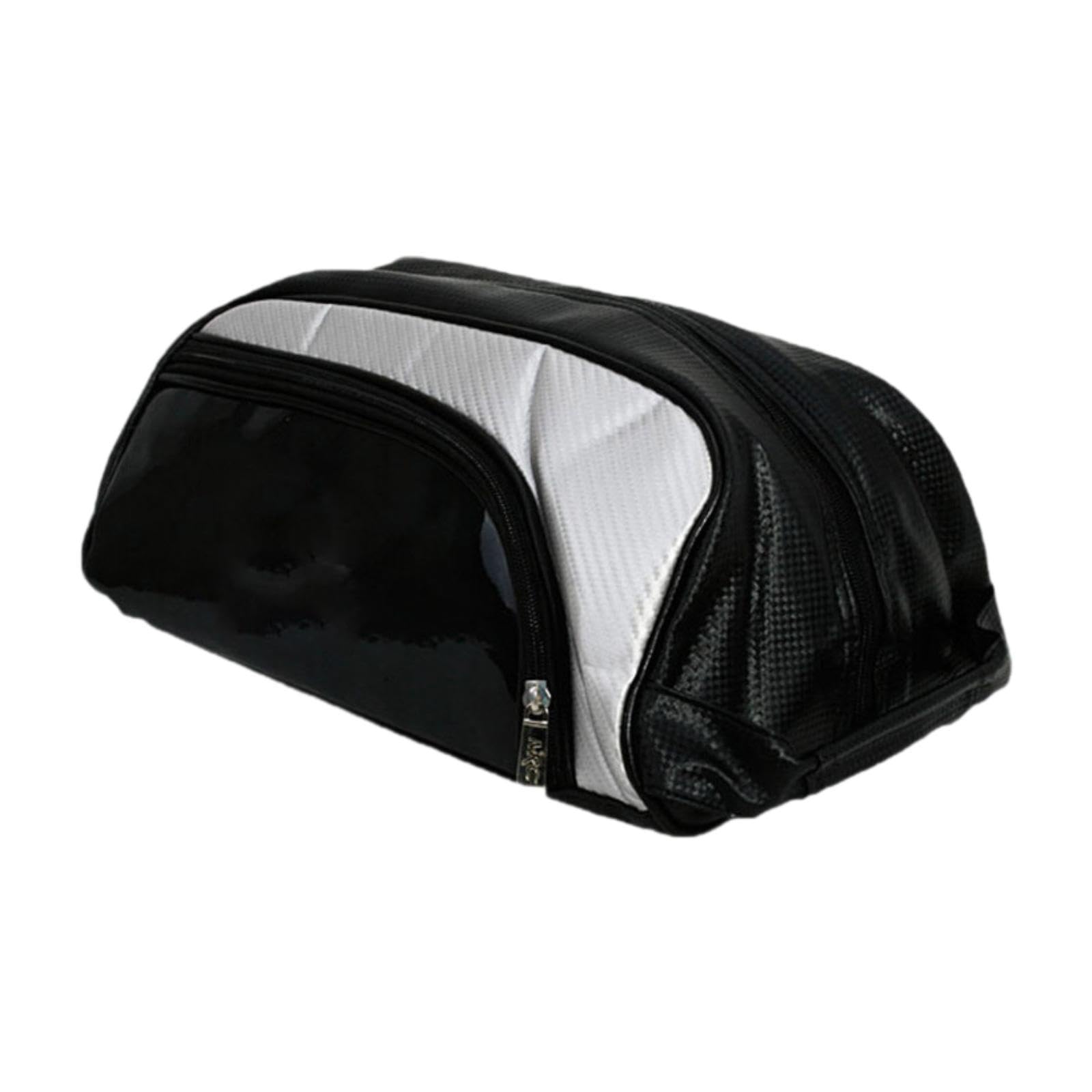 Vaveren Golf Shoe Storage Bag Trainer Bag Multifunction Golf Aceesories Sneaker Bag for Socks Tees Gloves Ball Court Travel Men Women, Silver