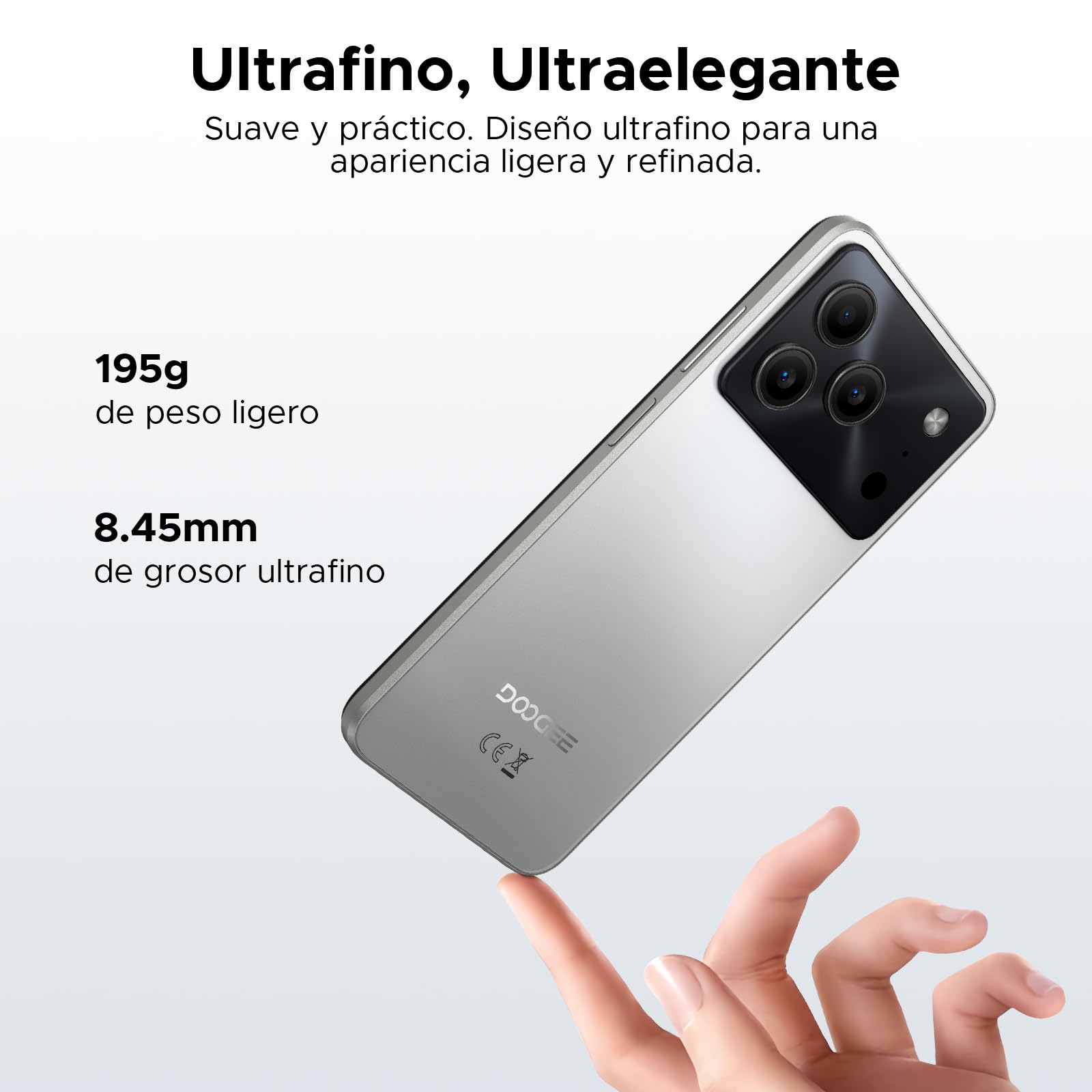 Note56 Android 16 Mobile Phone, 6250mAh Silicon Anode Battery, 6.56" HD+ IPS 90Hz, Octa Core 24GB+64GB Smartphone, 8MP, Body 8.48mm Phone, Face ID/OTG/GPS/Dual SIM 4G Mobile