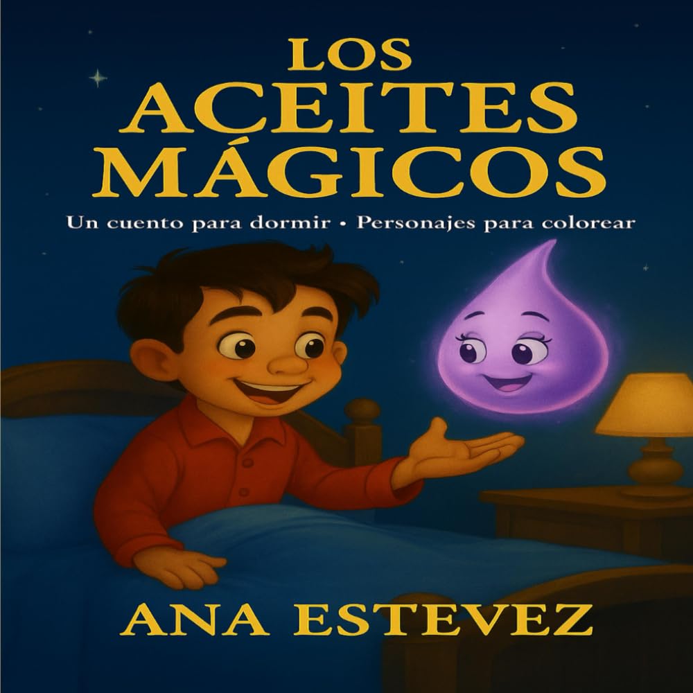 LOS ACEITES MÁGICOS: Un cuento para dormir, Personajes para colorear