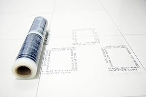 CARCAREZ Floor Mat, 100 ft Plastic Carpet Protector Roll