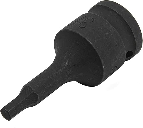 Miniatura 5 de Genius Tools 10 piezas 12" Dr. SAE Hex Impact Bit Socket Set (CR-Mo) - TH-410S