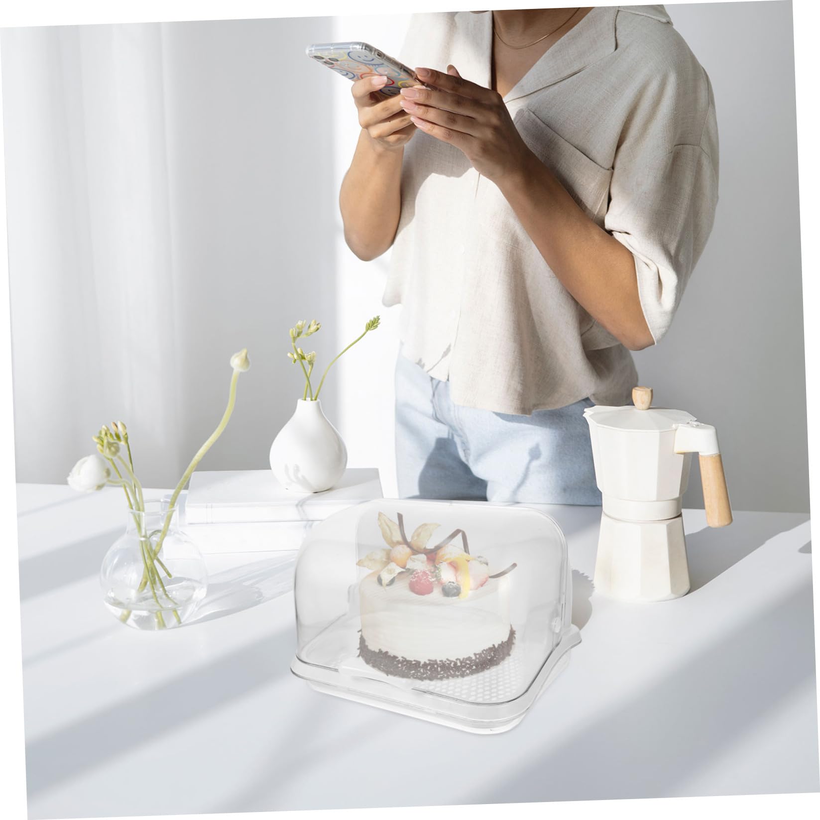 Gatuida Aufbewahrungsbox Für Babyflaschen Mit Deckel Und Abnehmbarer Abtropfschale Geschirrbehälter Aus Freiem Kunststoff Küchen Organizer Für Flaschen Becher Und Zubehör Für Babypflege Un