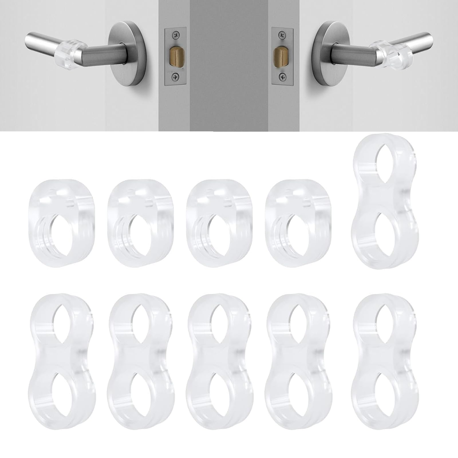 Door Handle Bumpers,Stop Wall Damage Door Handle Protectors