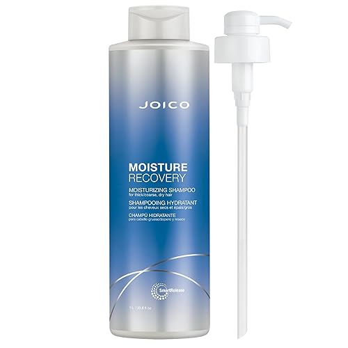 Joico Moisture Recovery Moisturizing Shampoo For Thick, Coarse, Dry Hair Replenish Moisture Restore Smoothness & Elasticity Reduce Breakage
