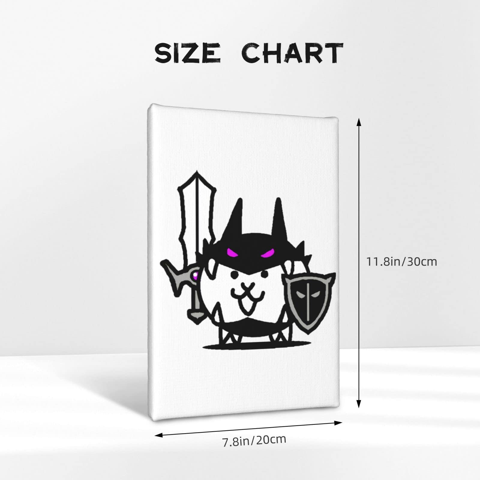 Amazon.co.jp: フレーム無し絵画 にゃんこ大戦争 アートパネル 装飾画