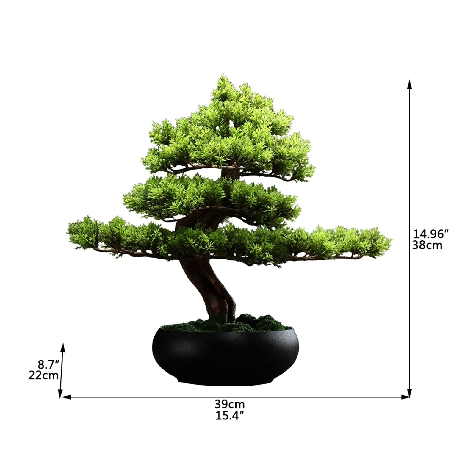 Bonsaï Artificiel Bonsaï artificiels Arbres intérieur Artificiel de Bonzai Arbre Chambre Plante Artificielle Juniper for la décoration Maison d'intérieur des Bonzai Faux Arbre D'intérieur
