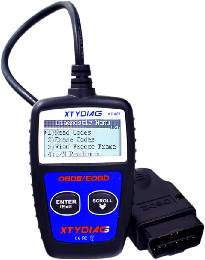 CAN OBD2 Code Reader Car Diagnostic Scan Tool for Check Engine Light, XD401 Code Scanner for Cars and Trucks