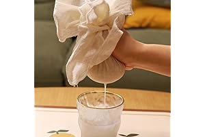 Premium Set of 10 Unbleached Muslin Squares: Organic Cotton Cheesecloth for Cooking, Baking, and DIY