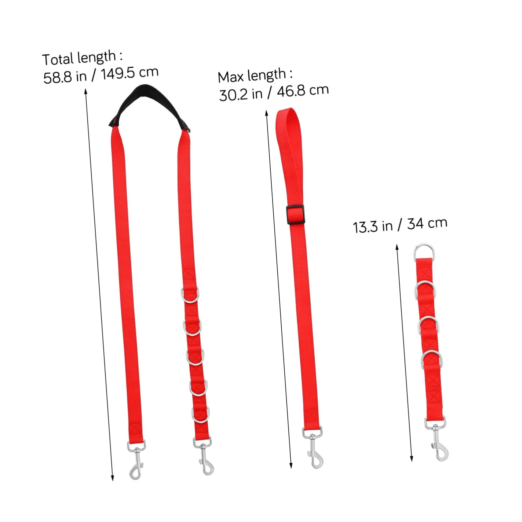 Levemolo Pet Dog Grooming Kit 3-Piece Set Loops Retractable Leash Harness Bathing Cord for Dog Grooming Bathing