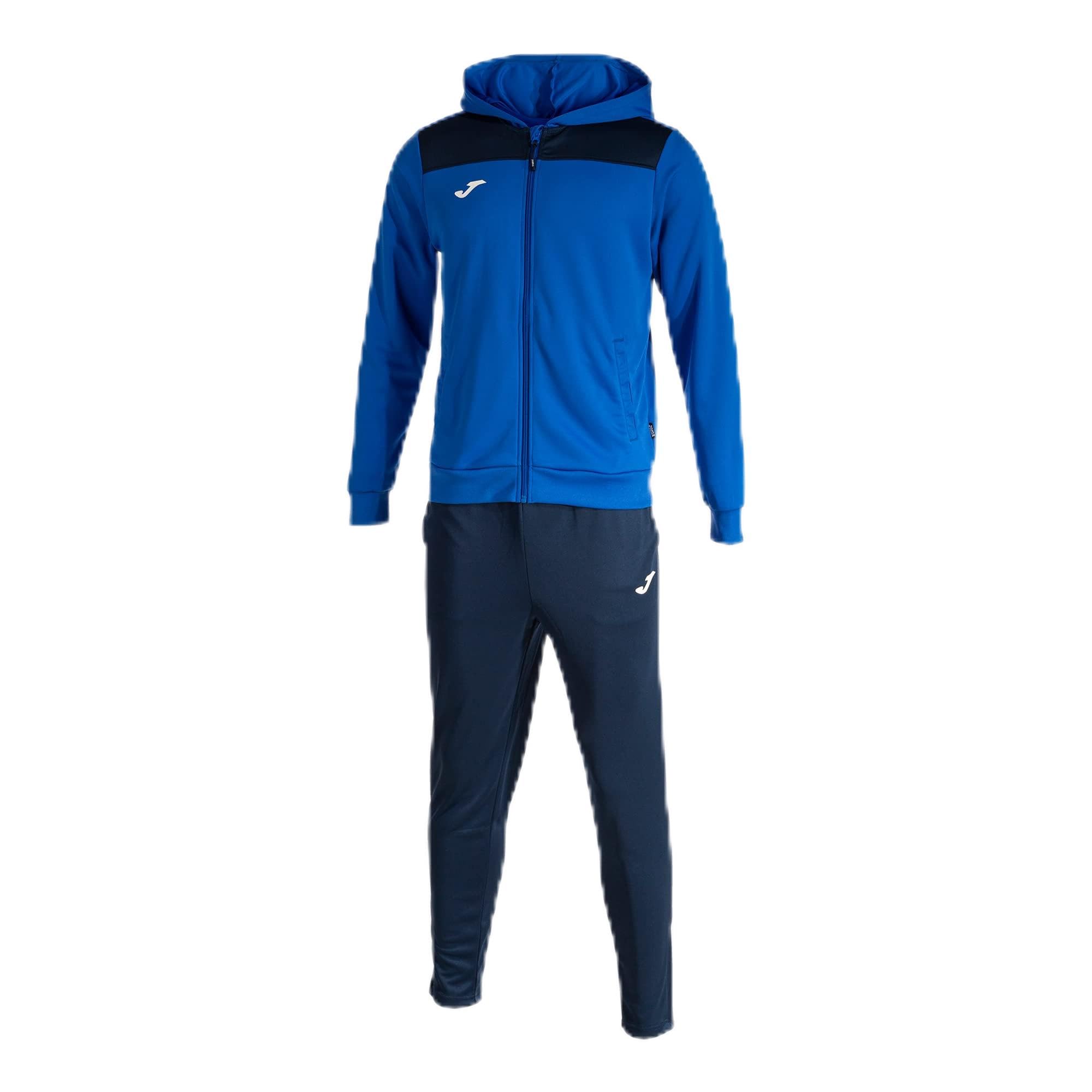 Joma Men's Phoenix II Tracksuit, Royal Blue & Navy, S