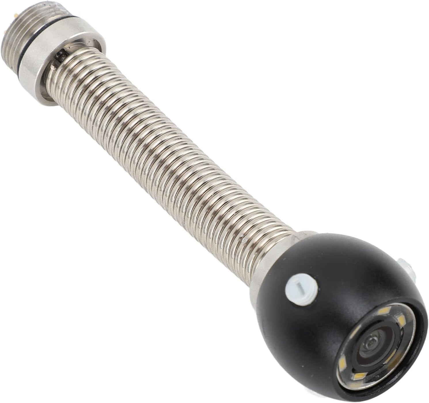 Fafeicy Sewer Inspection Camera Head, 25MM IP68 with 6 LED Lights, 140° View for Pipe Clog Detection in Plumbing and Engineering