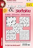  Kelter Rätsel & Rätselblock Sudoku Nr. 345 VDZ70428