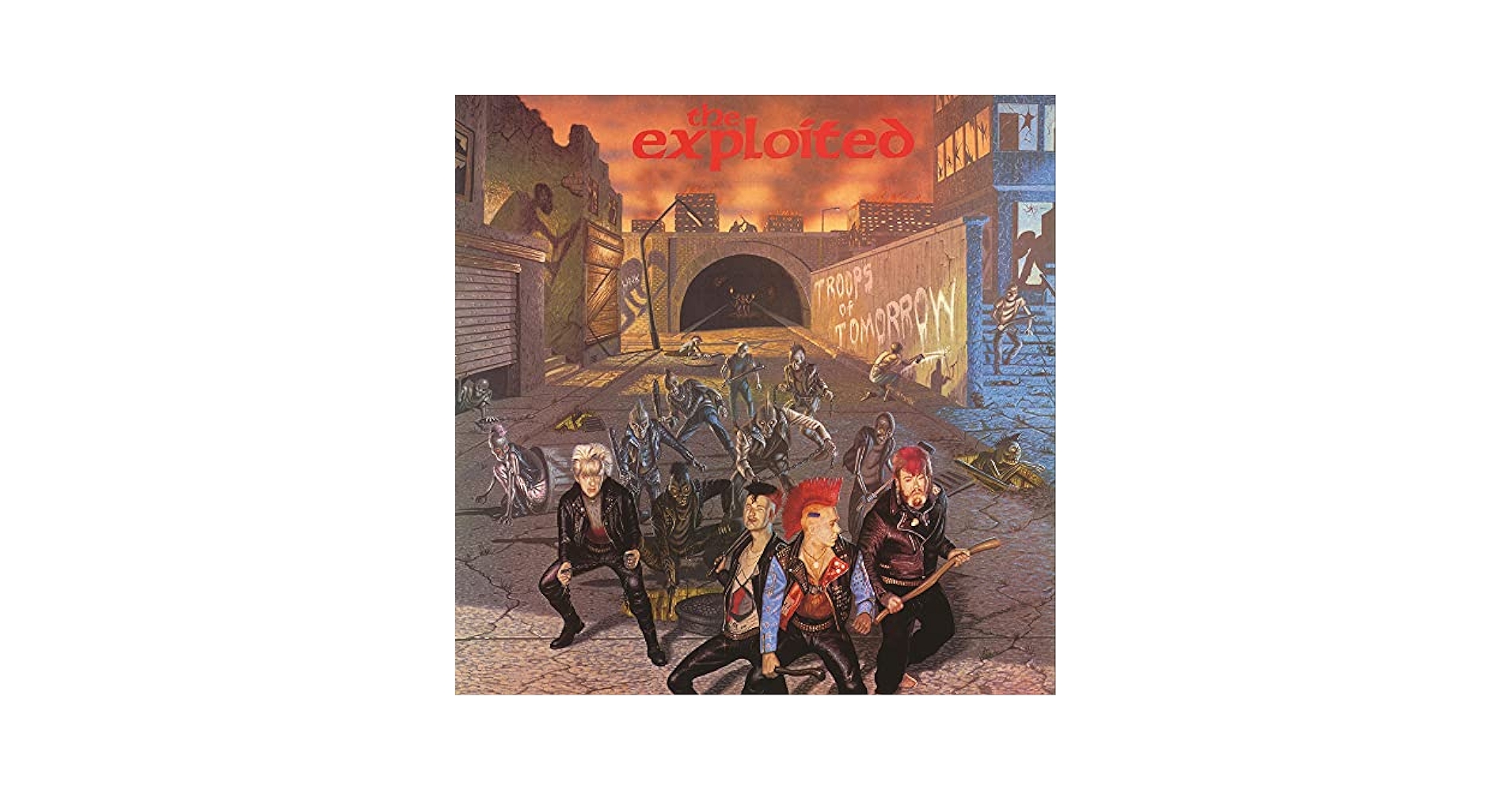 欧LP Exploited Troops Of Tomorrow AHOYLP411 Captain Oi! 未開封 /00260 EXPLOITED - Troops of Tomorrow - Amazon.com Music