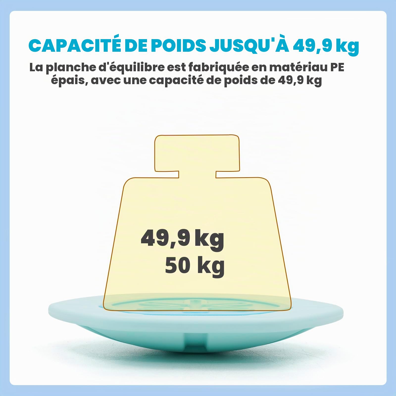 HOMCENT Planche d'Équilibre pour Enfants, Planche d'équilibre hexagonale avec 5 boules en bois, entraîneur d'équilibre für Jungen und Mädchen, charge 50 kg