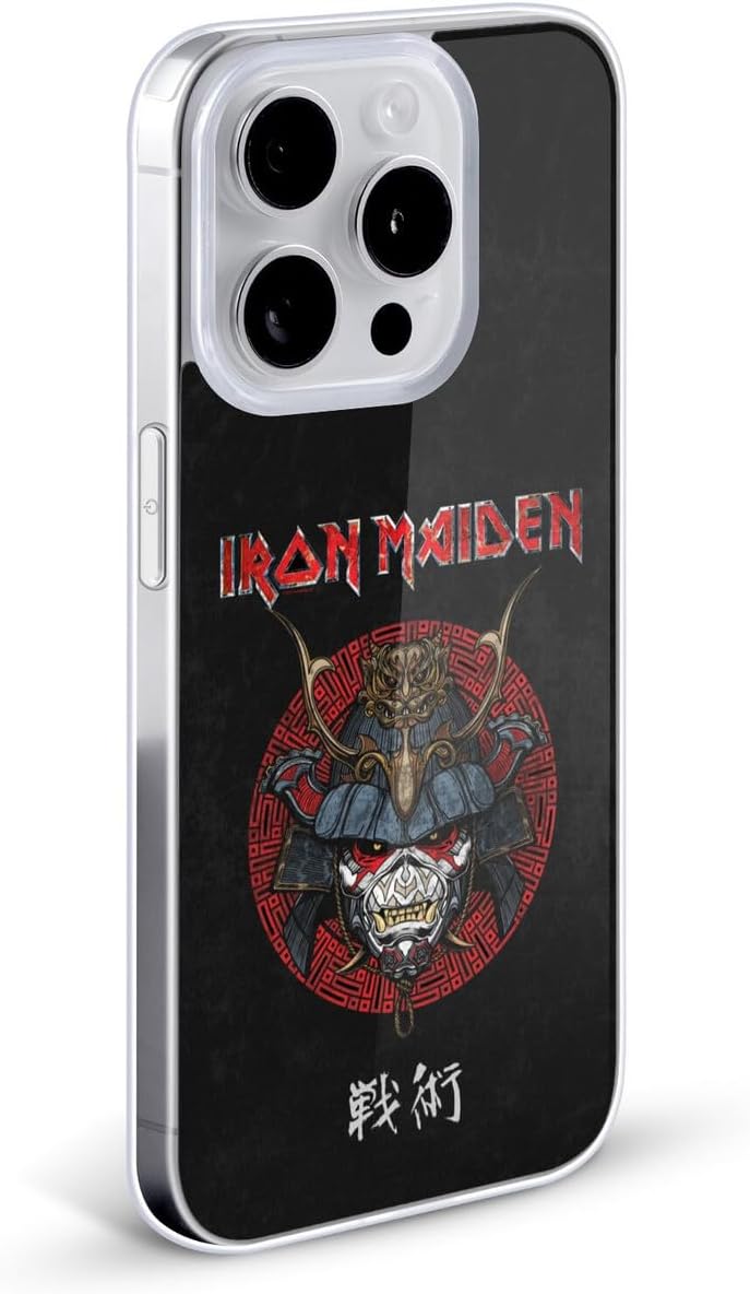 Head Case Designs Officially Licensed Iron Maiden Samurai Eddie Life Snake Senjutsu Gel Case [Military Grade Protection] Compatible with Apple iPhone 13