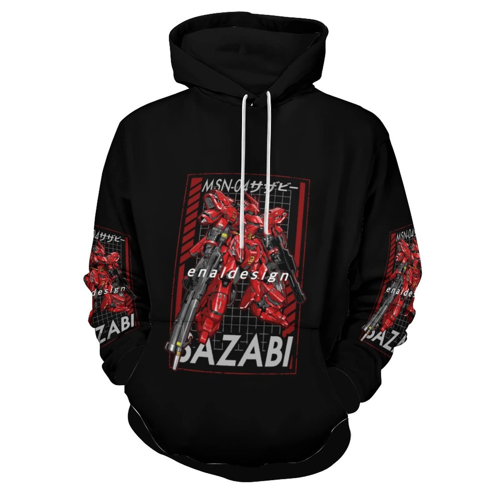 機動戦士ガンダム シャアのマント刺繍風プリント ジップパーカー ブラック XL 機動戦士ガンダム シャアのマント刺繍風プリント ジップパーカー