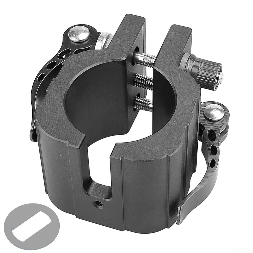 Meccanismo pieghevole in alluminio resistente, 79 mm, nero rosso (rosso)