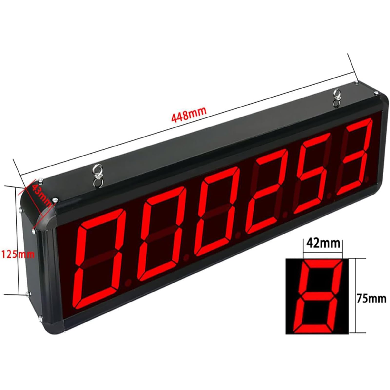 Amazon.co.jp: LEDデジタルカウンター、最大999999までカウント