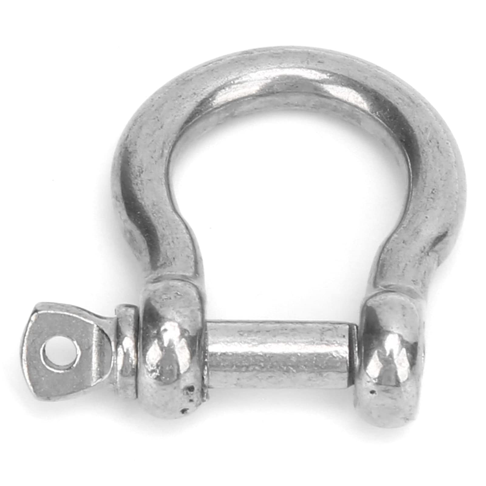 10pcs Anchor Shackle Stainless Steel Heavy Duty Bow Shackle M4 M5 M6 Paracord Outdoor Camping Survival Rope Jewelry Accessories (M5)