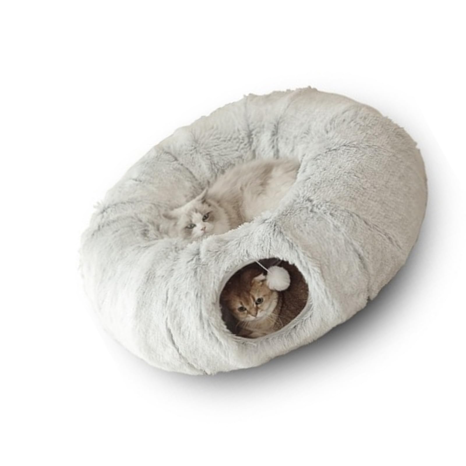 NEWFT Pet Resting Hideaway Bed House Condo Plush for Small Large Pets for Dogs Cats Cave