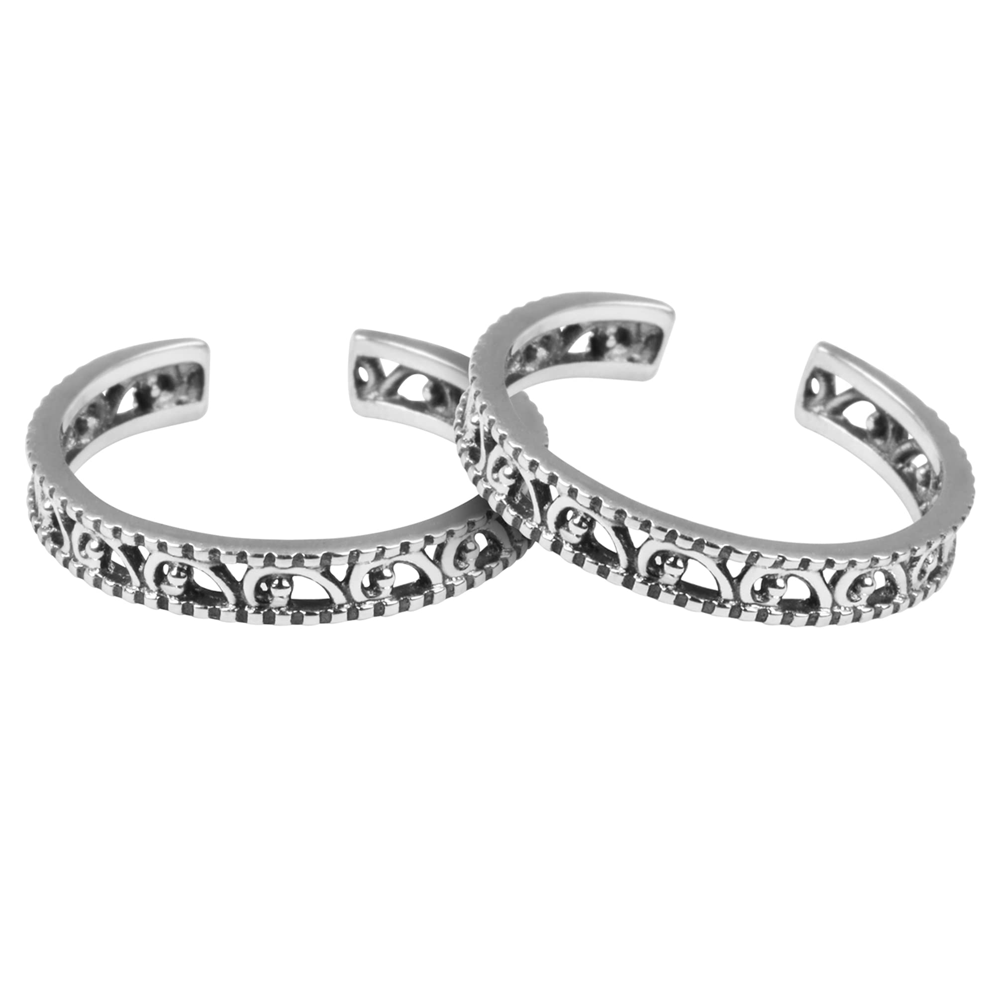 GIVA925 Silver Toe Rings | Anniversary Birthday Wedding Gifts for Women & Girls-image-0