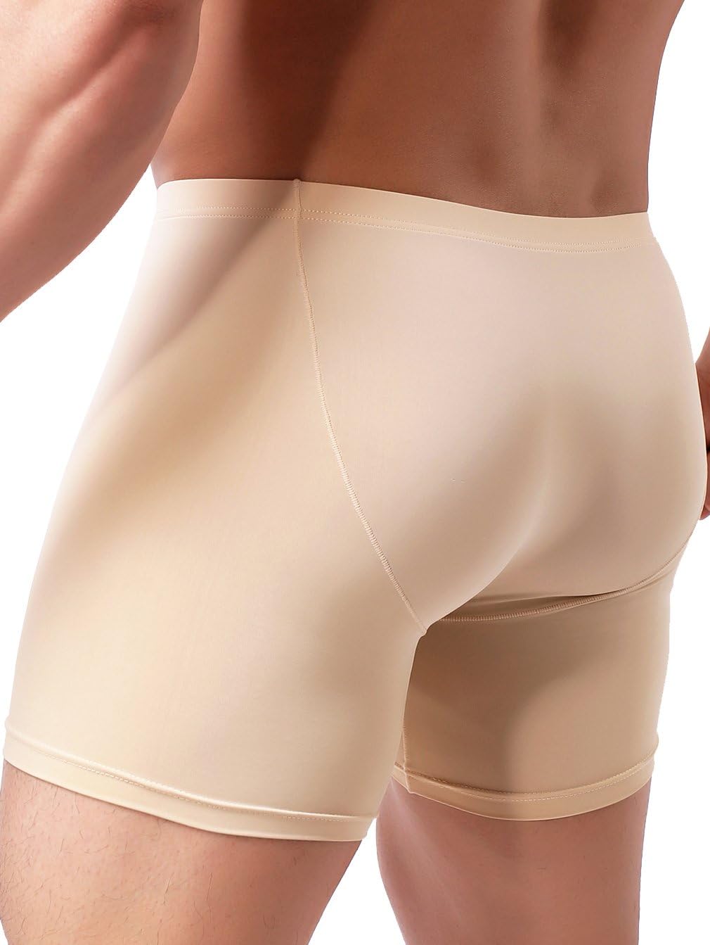 iKingsky Men's Long Leg Boxer Briefs Seamless Front Breathable Trunks Stretch Men Undepanties - Image 5