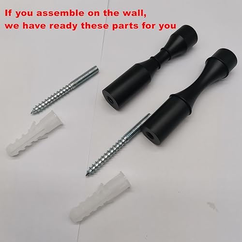 Miniatura 4 de Estante de vino montado en la pared 5 botellas de metal negro mate vino Pins sistema de clavijas de una sola pantalla para botellas de vino