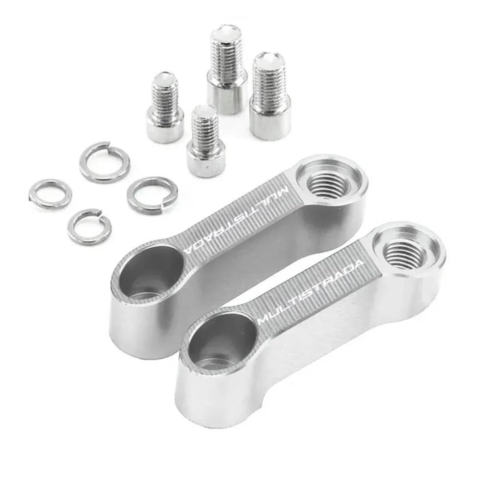 Extension Bracket for Multistrada 950 1100 1260 1200 S GT 1200S V4(Silver)