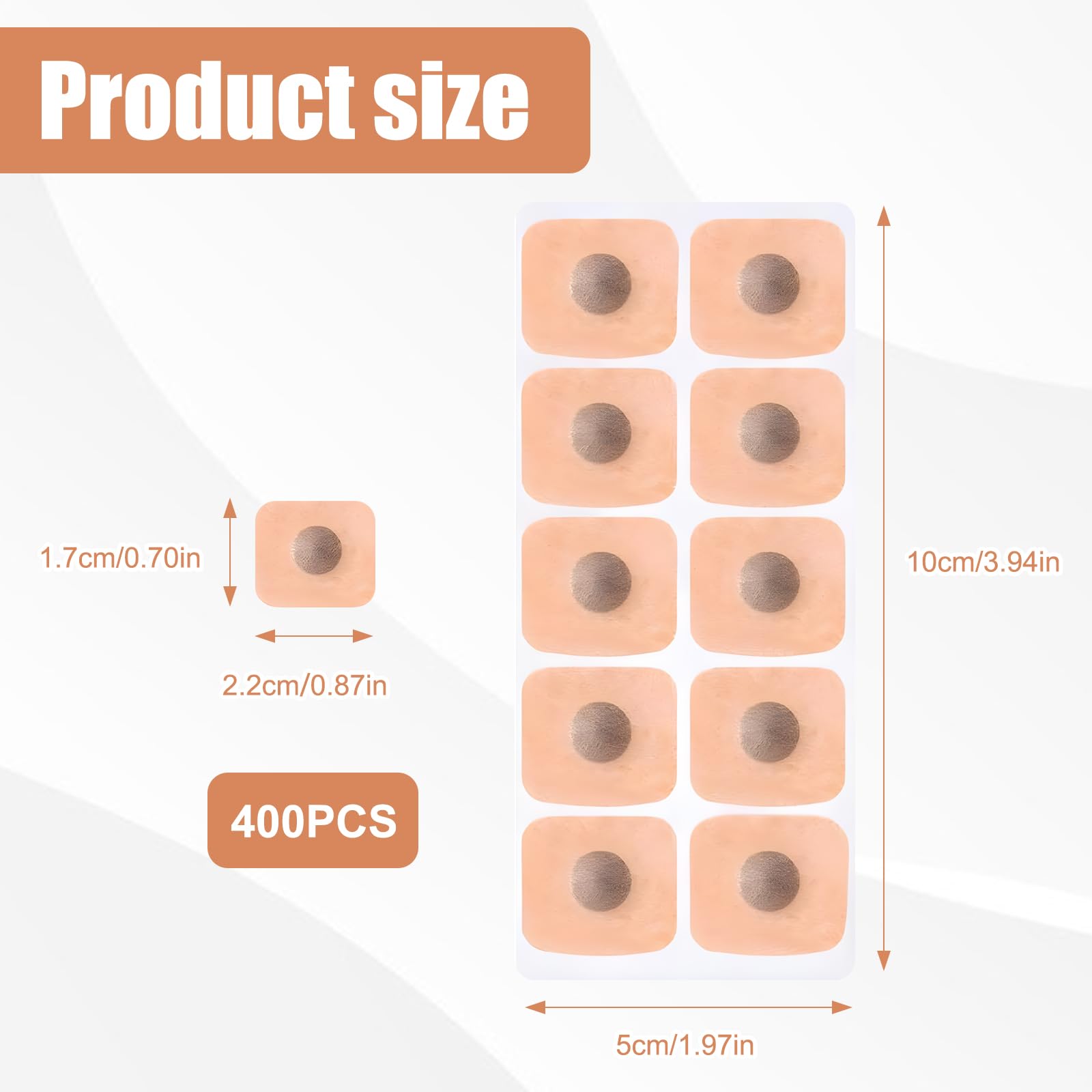 400 Stück Magnetische Nasenpflaster Nachfüllpackung,magnetic nose strip,nasenklammer atmen,intake breathing nasal strip,Breathing Besser Atmen,Anti-Schnarch,Hilft Beim Schlafen