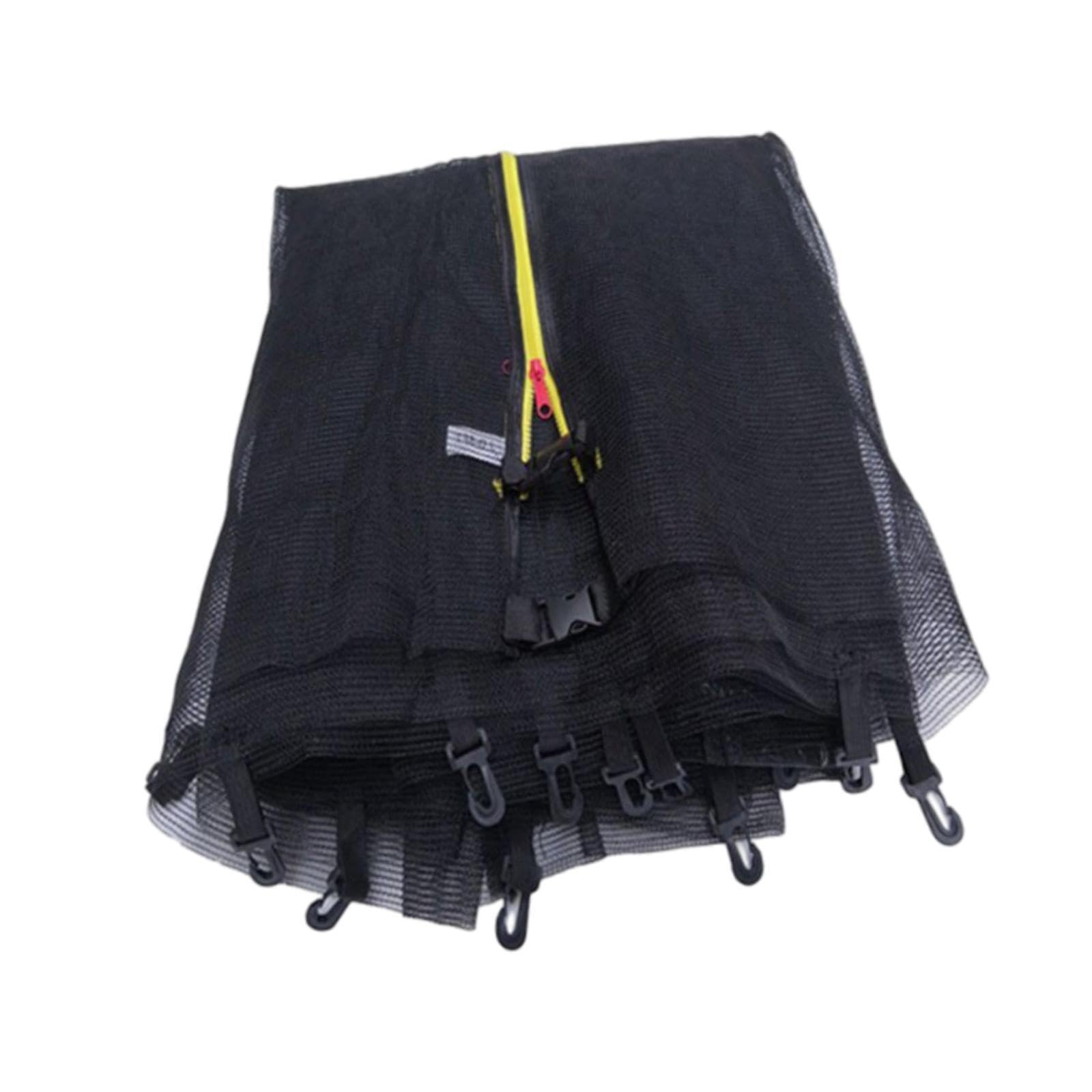 Yiju Trampoline Replacement Net Safe Net Accessories Surround Protection Parts Repair Breathable Buckle Without Poles Round Frame, 14FT
