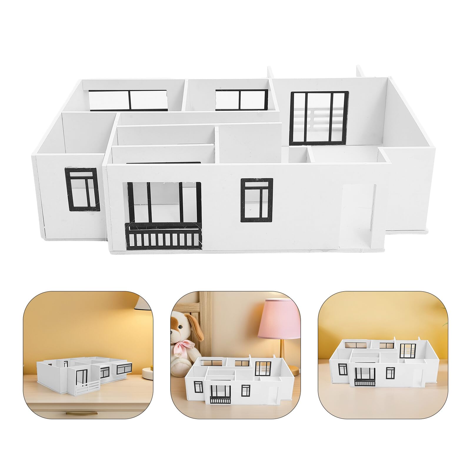 Kit Modellismo Architettonico 1:25, Set Fai da Te per Modellini Interni Casa, Materiali per Modelli Architettonici da Tavolo per Studenti e Appassionati, Kit Costruzione Miniature
