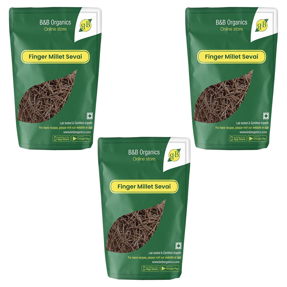 B&B Organics Finger Millet Vermicelli (180g-Pack of 3)/ Millet Vermicelli /Ragi Sevai (B09MJ3DDH7) Amazon Price History, Amazon Price Tracker