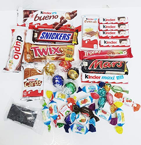 idea party Gepersonaliseerde kerstkous met foto's met veel snoep van kinderen en Lindor. - Image 3