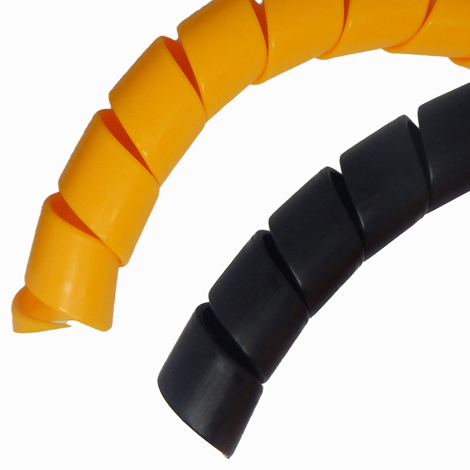 20 Meter Rolle Schlauchschutz Kunststoffwendel schwarz 27mm / 32mm