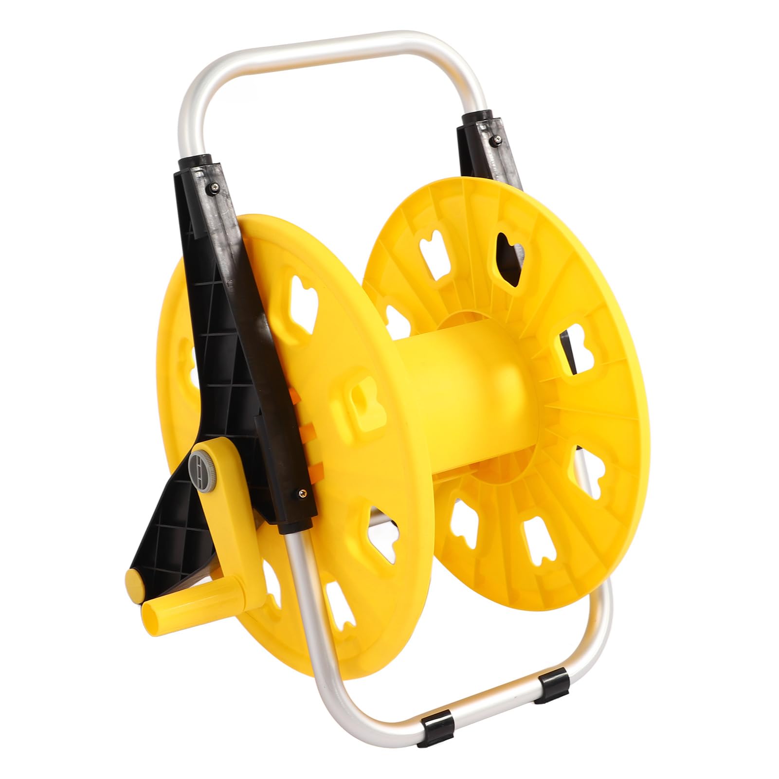 H 3050S 1/2 Pollici Avvolgitore Tubo Irrigazione Supporto Tubo Acqua Supporto Tubo Da Irrigazione Portatile Può Contenere 60M 197 Piedi di Tubi D'acqua per Giardino Esterno