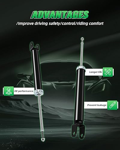 Vista 72 de SCITOO Puntales delanteros completos de resorte para Mercedes-Benz C230 08-09, para Mercedes-Benz C250 10-11, Mercedes-Benz C300 08-11