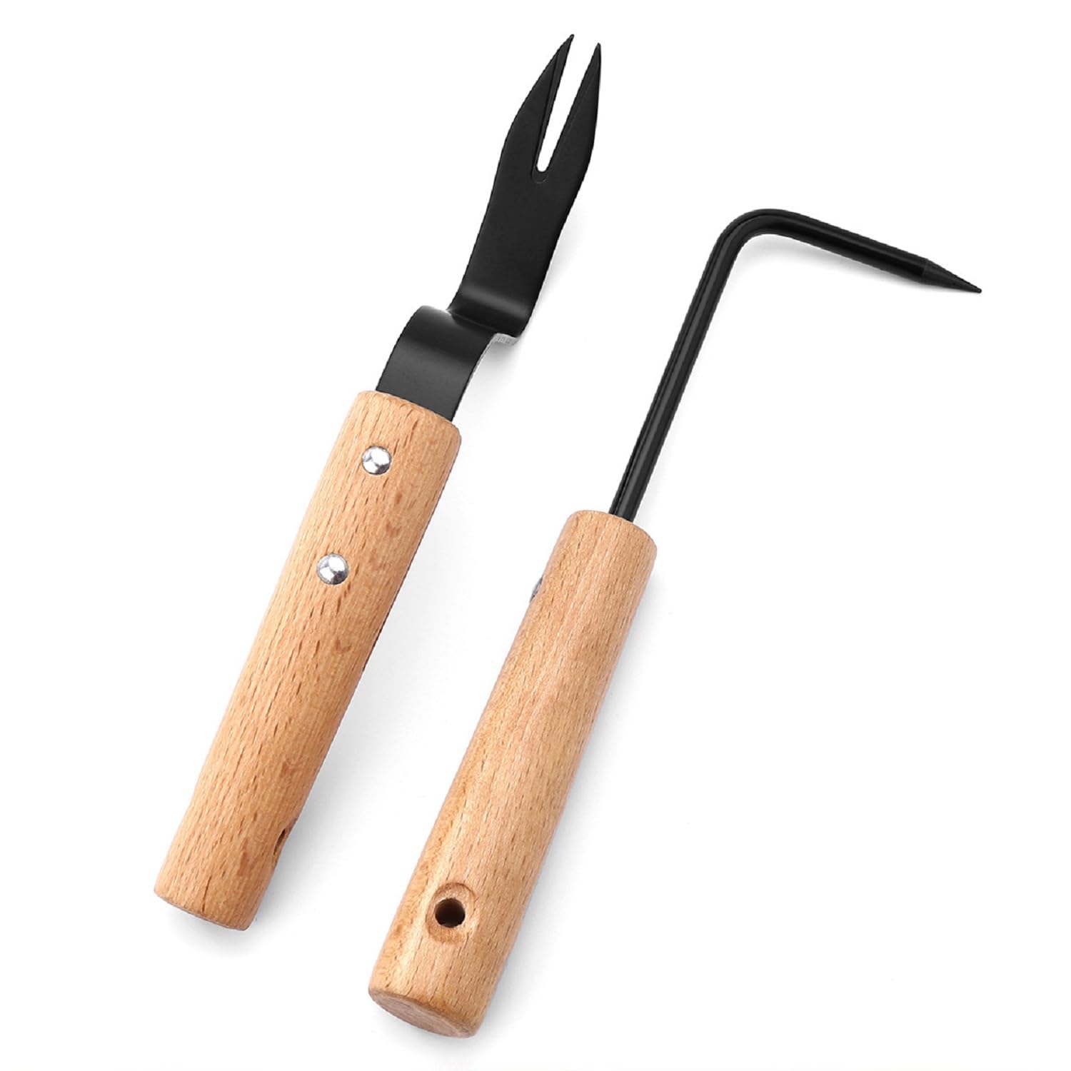 Edirftra One Color 2Pcs Stainless Steel Daisy Grubber,Stainless Steel Heavy Duty Hand Trowel,Garden Weeder Tool,Manual Weeder Tool For Gardening, Lawn, Grass, Patio Cracks