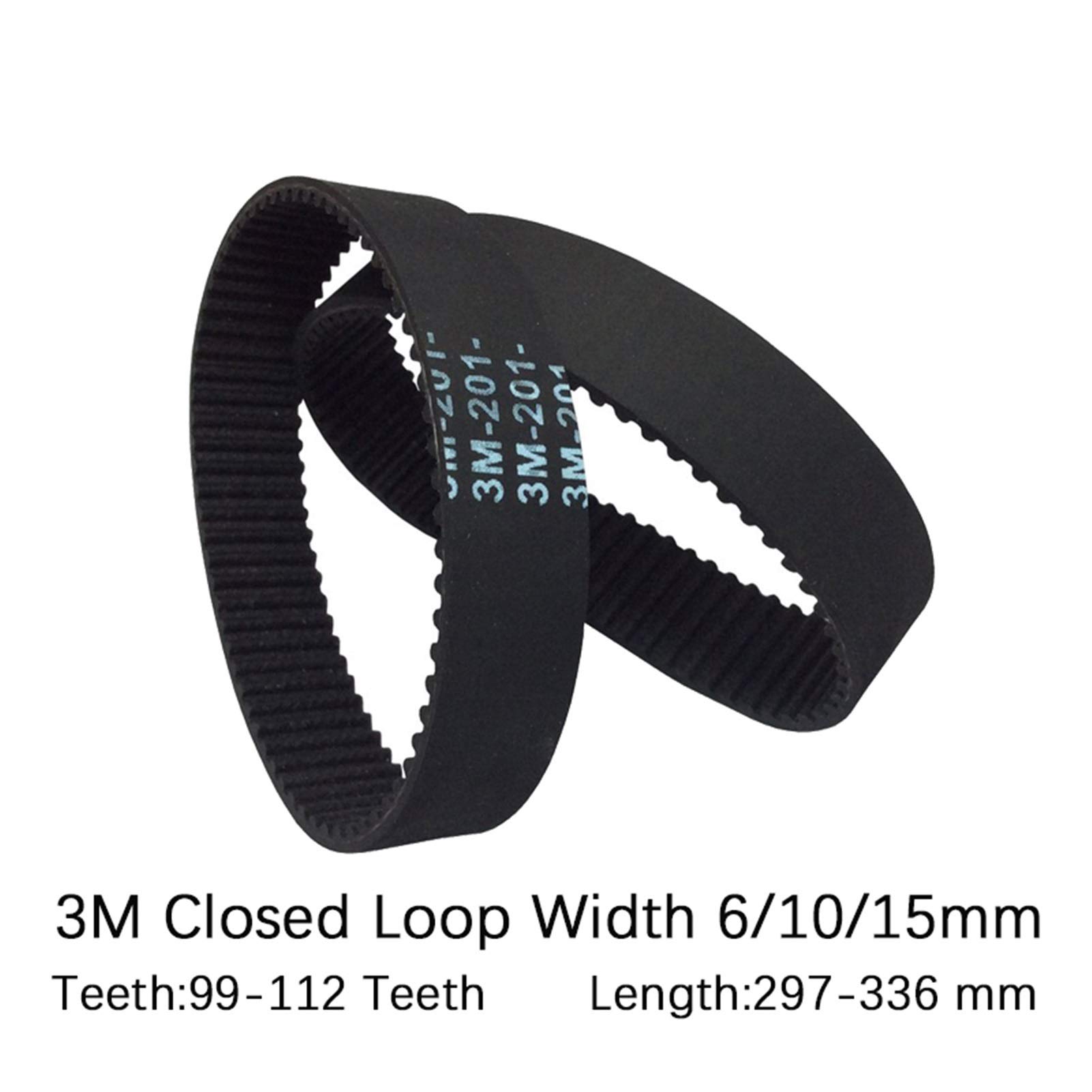 HTD3M Cintura Di Temporizzazione Impannata Gomma Ingranaggi